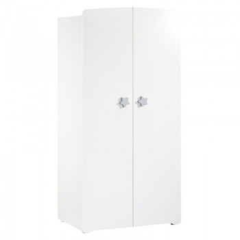 ARMOIRE 2 PORTES BOUTON...